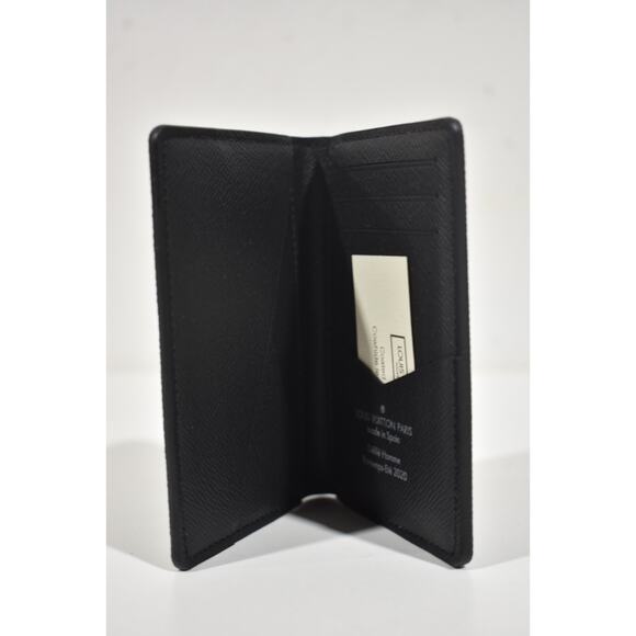 Louis Vuitton Monogram Eclipse Foliage Floral Multicolor Pocket Organizer Wallet - Picture 6 of 9